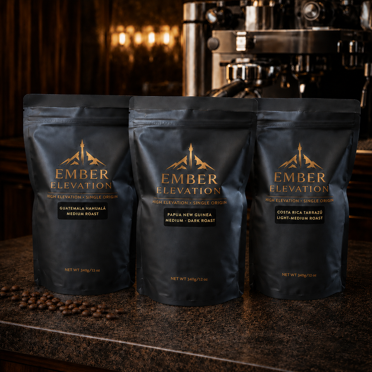 Elevation Collection — All Three Origins